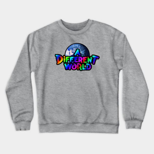 A Different World color Crewneck Sweatshirt by Glide ArtZ